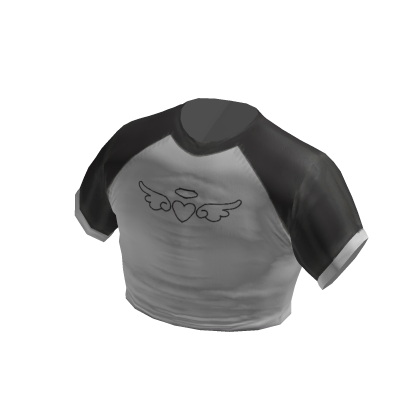 Black Angelic Heart Top