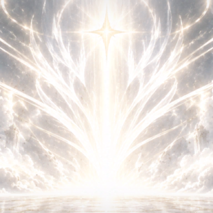 Anime Heaven Angel Aura White Cloud Sky Background