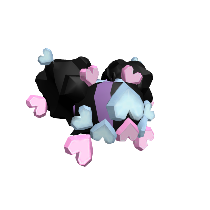 Pastel Crystal Heart Hair thumbnail