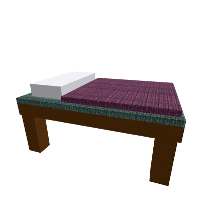 Purple Blanket Bed