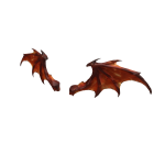 Red Aesthetic Dragon Wings Y2K UGC