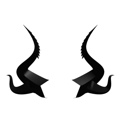 Black Dragon Horns  v2