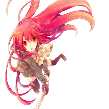Anime Red Haired Girl Roblox decal