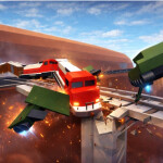 Drive Trucks Onto The Track and get hit by MODDED