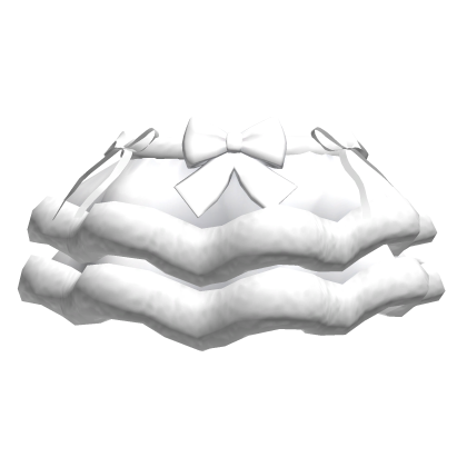 White bow tutu skirt roblox cheap