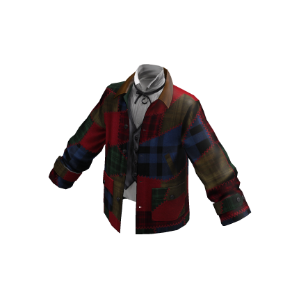 Patchwork Chore Jacket, Vest and Tuxedo Shirt