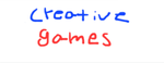 ,,Creative Games,,