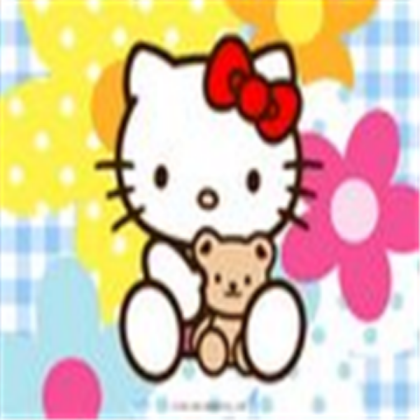 hello kitty with teddy Roblox decal