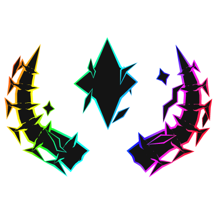 Rainbow Cartoony Horns Roblox item