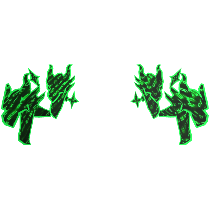 Green Hacker Cartoony Demon Dragons