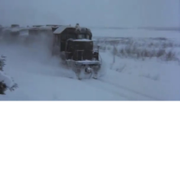 a runaway black train