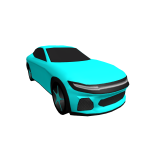 blue car