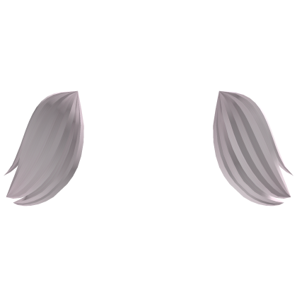 ♡ : medium pink kitty hair ear tufts extension Roblox item