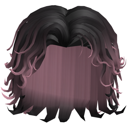 Wavey Black & Pink Surfer Male Curly Hair