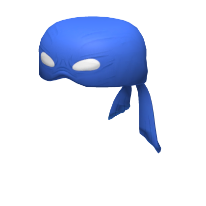 Blue Robber Bandana Hat Mask Roblox item