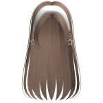 Pretty Hair w Headband & Earrings (Milktea)