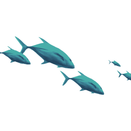 Blue green fish Roblox decal