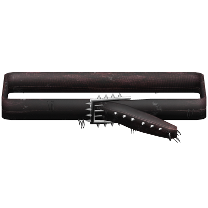 Dark Red Studded Emo Belt thumbnail