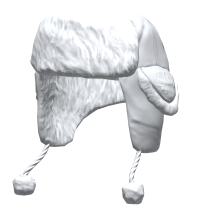 White Furry Ushanka