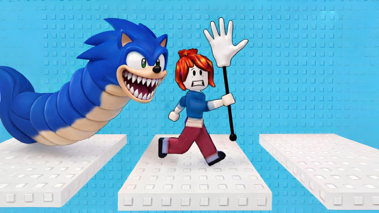 🦔 Scary Sonic Tower Go Up 🔵 screenshot 4