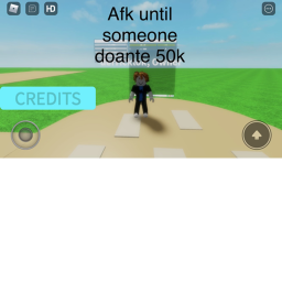 Afk until someone donates 50K event