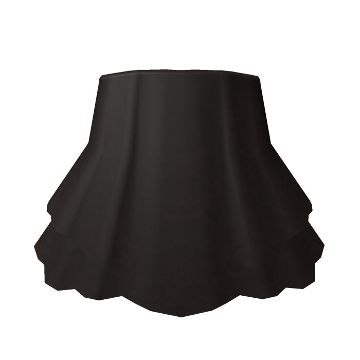 🌹🦇 Layered train skirt -  Dark brown [2.0]