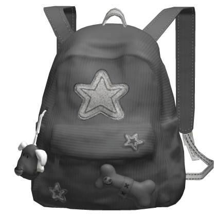 Grey Star Y2K Streetwear Backpack