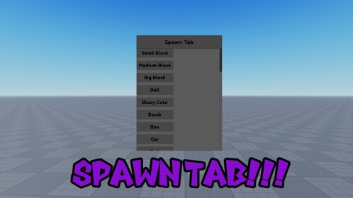 🌌Spawn Tab🌌 (BIG UPDATE)