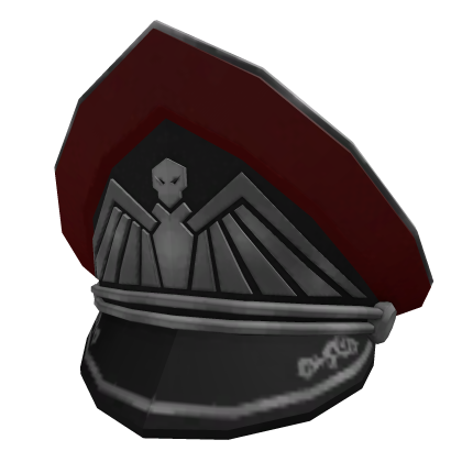 Red & Silver Staff Cap SM Roblox item