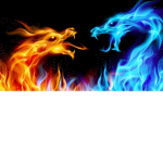 Ice and fire regions