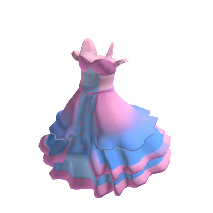 Elegant Pastel Anime Dress | Roblox Item - Rolimon's