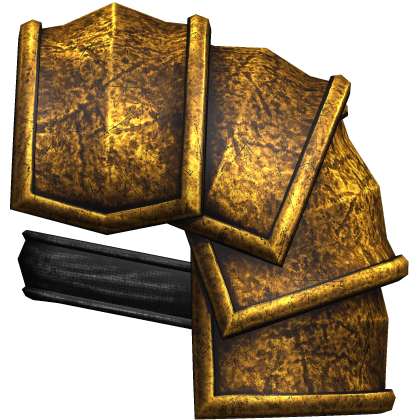 Gold Knight Pauldron - Left Roblox item