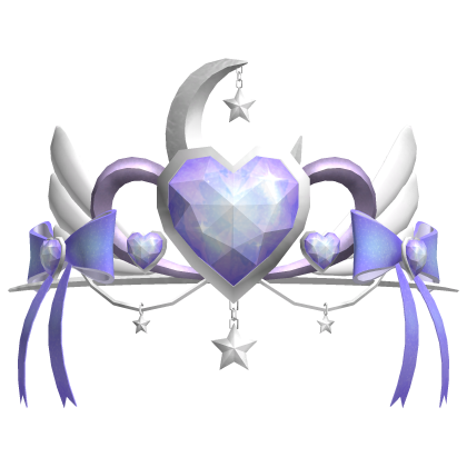 Purple Magical Celestial Crown (Silver) Roblox item