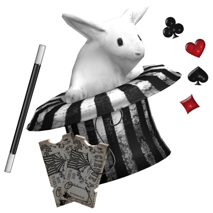 bunny circus 🎩🪄 halloween jester top hat