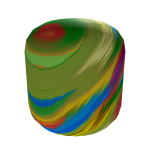 Rainbow Painted Head