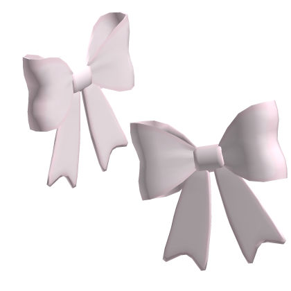 ♡ :  cutesy bows pink hairclip Roblox item
