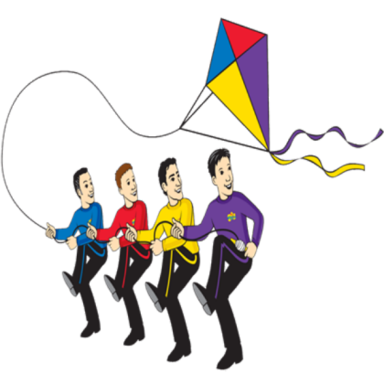 The Cartoon Wiggles Flying a Kite Roblox decal
