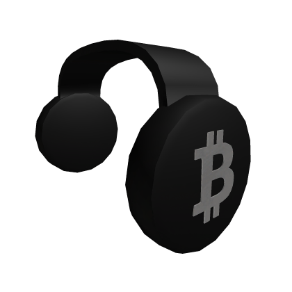 Bitcoin Black Clockwork Headphones