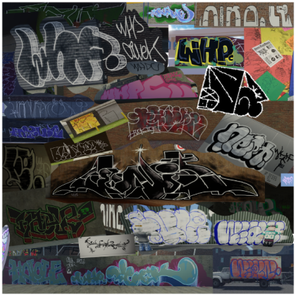 WHP crew graffiti poster Roblox decal