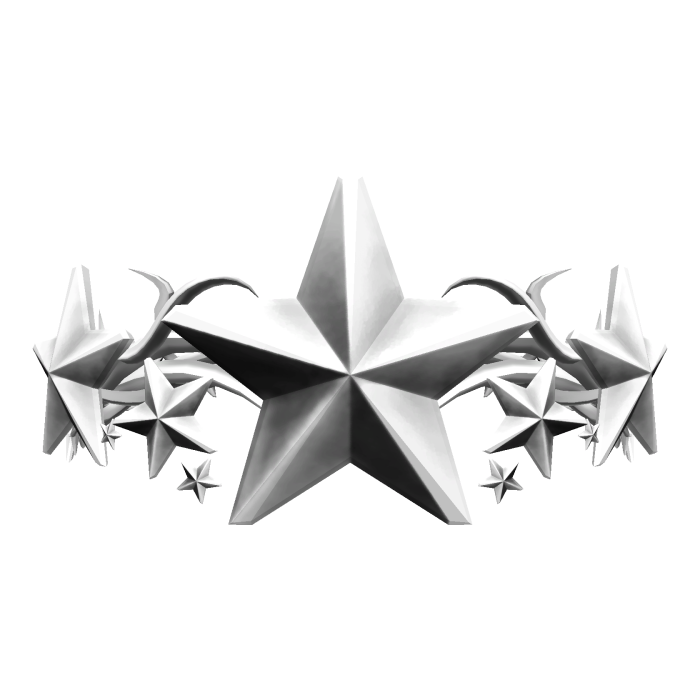 Silver Star Iconic Sigil Crown