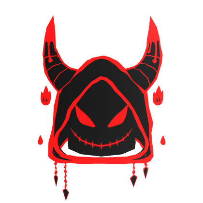 Red Cartoony Evil Hood
