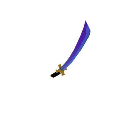 katana Capybara blue and purple