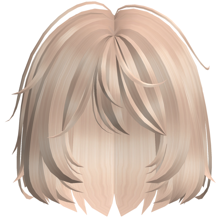 Short Fluffy Layered Hair (Blonde)