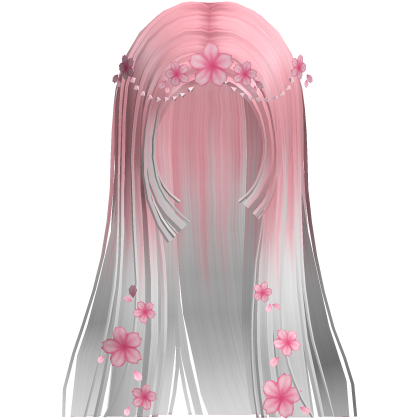 Sakura Princess Hime Cut (Pink&White) Roblox item