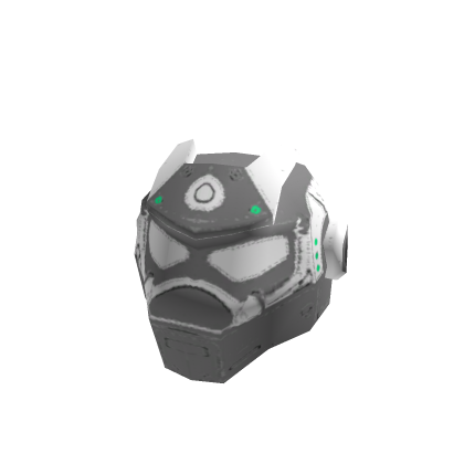 White Team Mecha Helmet