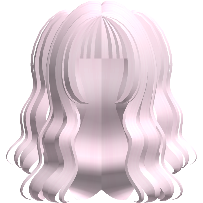 🐾 sweet long curly doll pigtail hair baby pink