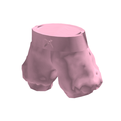 Fuzzy Bunny Sleepwear Shorts Pink