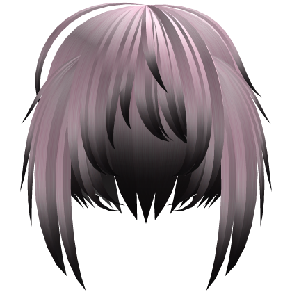 ✚ Pink to Black Jirai Vkei Yabujin Messy Pigtails Roblox item