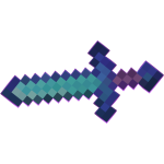 Pixelated Diamond Sword