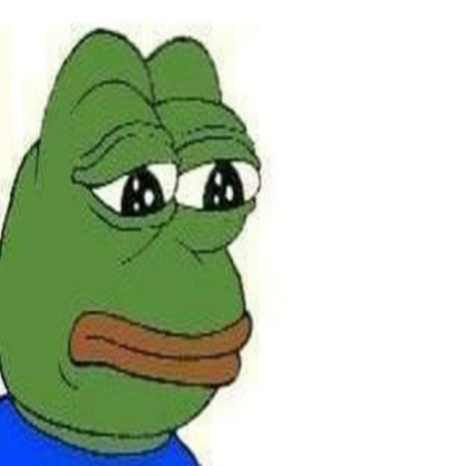 sad frog meme Roblox decal